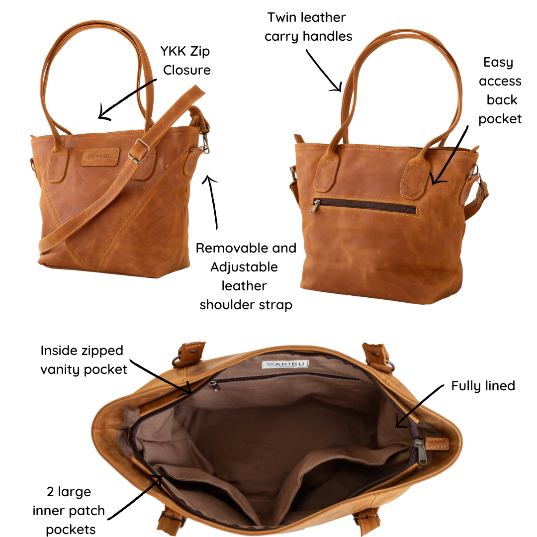 Maribu Leather Athena Bag