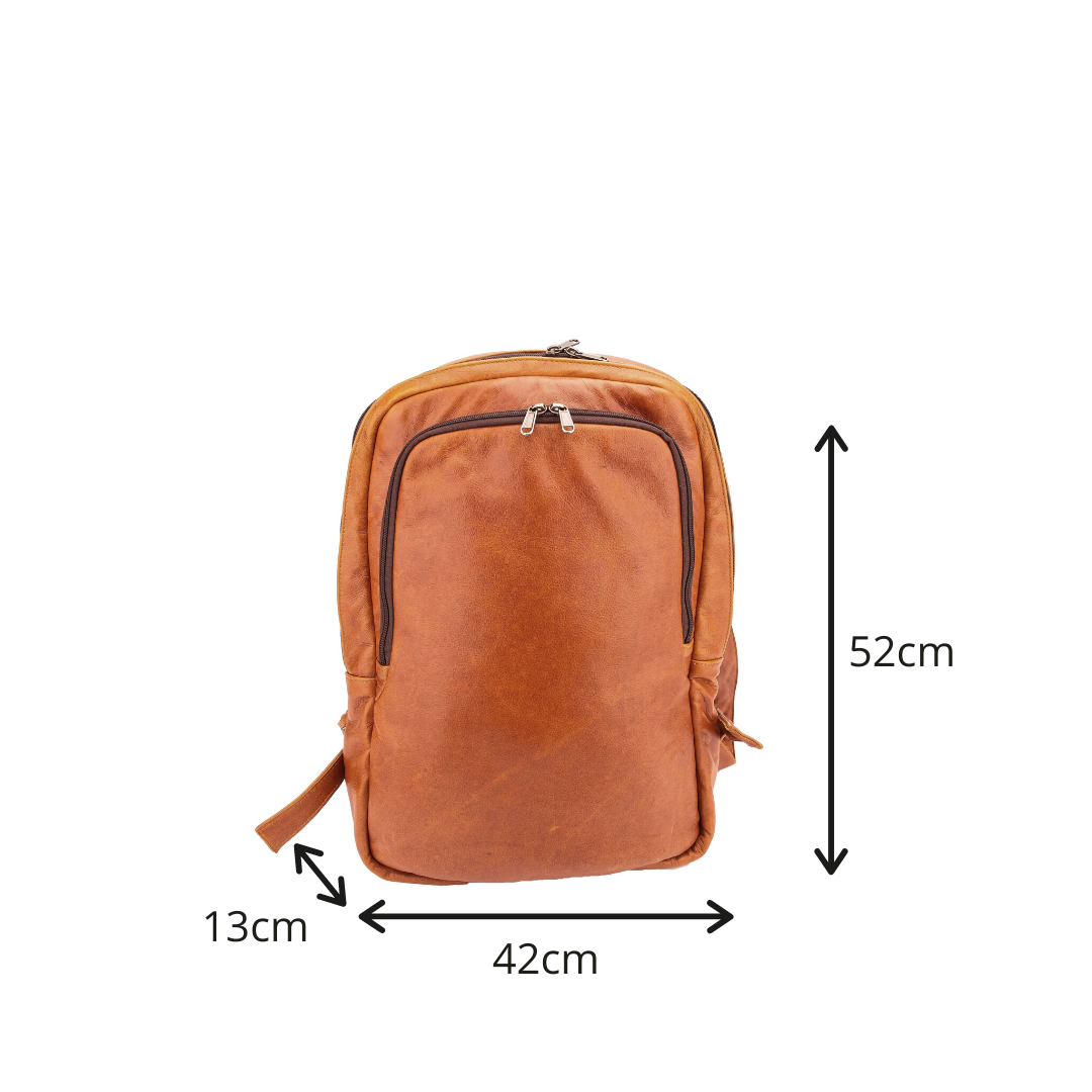 Maribu Leather Laptop Backpack