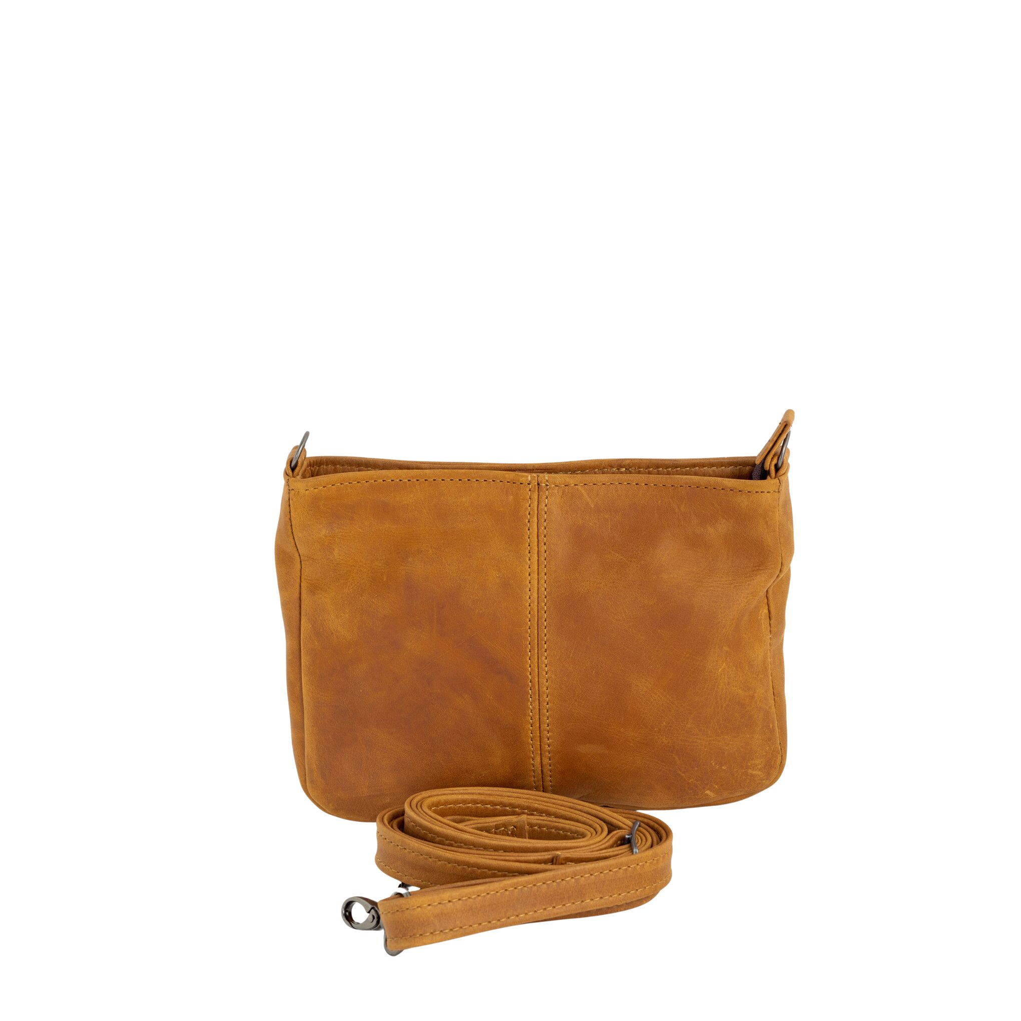 Maribu Leather Zyra Crossbody in Tan
