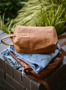 Maribu Leather Genuine Leather Toiletry Bag