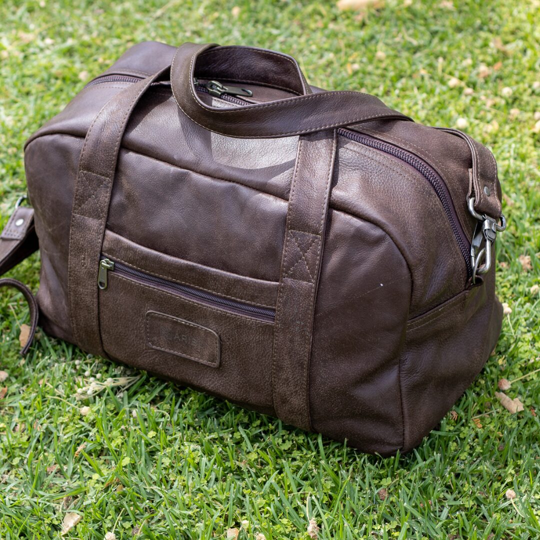 Maribu Leather Gym Bag