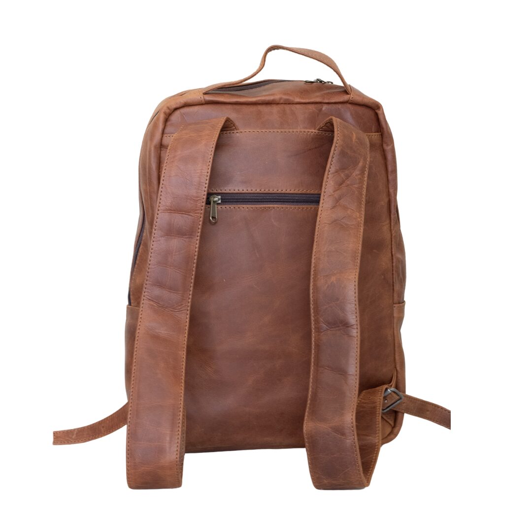 Maribu Leather Jo Backpack in Pecan