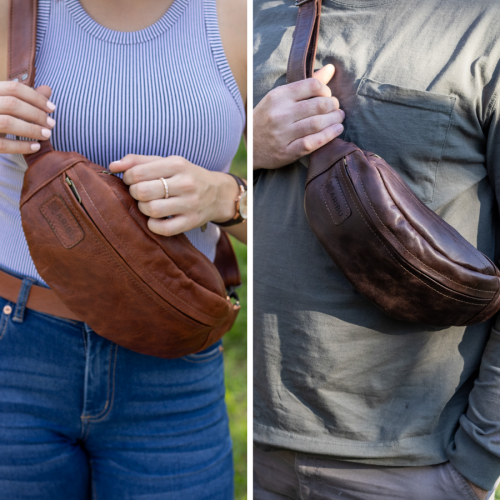 Maribu Leather Moonbag