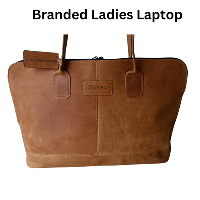 Maribu Leather Branded Ladies Laptop Bag