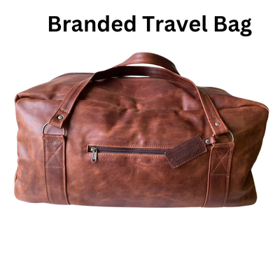Maribu Leather Branded Travel Bag